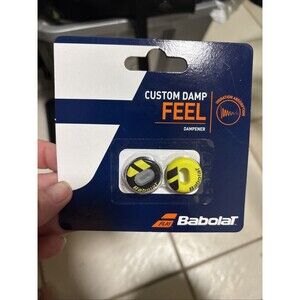 Babolat Custom Damp Dampener Tennis Racquet Vibration 2 pcs BL/YL NWT 700040 142